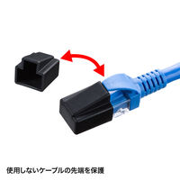 サンワサプライ RJ-45プラグカバー ADT-RJCVR2 1セット(10個入)