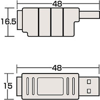 サンワサプライ USB変換アダプタ AD-USB5 1個