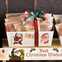 ヘッズ クリスマスアンティークサンタペーパーギフトトレイ-2 XAQ-GT2 1ケース（10枚×15パック：150枚）（直送品）