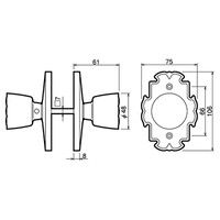 川口技研 宮殿1号空錠（直送品）