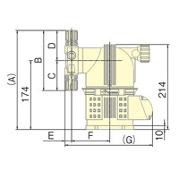 タクミナ（TACMINA） 定量ポンプ CS2-60R-VTCF-HW-100V1-Y-S-S 1個（直送品）