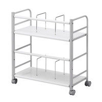 サンワサプライ ファイルワゴン WG-301 幅551×奥行289×高さ614mm 1台（直送品）