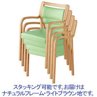 【軒先渡し】コイズミ　ポケットコイルチェア　ナチュラル／ライトブラウン G-K2-NS-1432 1脚（直送品）