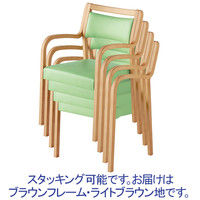 【軒先渡し】コイズミ　ポケットコイルチェア　ウォルナット／ライトブラウン G-K2-WT-1432 1脚（直送品）