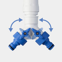 タカギ（takagi）三方コネクター コック付 Ｇ０９９ＦＪ 1個