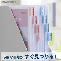 コクヨ クリヤーホルダー用ラベル<KaTaSu> インデックスタイプ・ハガキサイズS青 タ-CHP21B 1セット(200シート:10シート×20パック)