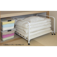 サン・ハーベスト 樹脂すのこ布団収納ラック ブラウン DC-80 BR 1台（直送品）