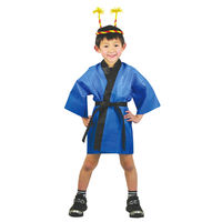 アーテック カラー不織布ハッピ 大人用 L 黒 1363 1セット(2枚)