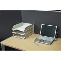 コクヨ スタッキングトレー A4縦 ライトグレー DT-40NM 1セット(2個)