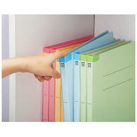 コクヨ フラットファイル<K2>背補強 A4縦10冊パック 緑 K2フ-BR10GX10 1セット(50冊:10冊入×5パック)