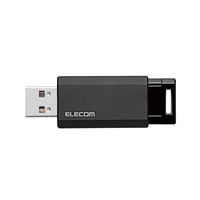 USBメモリ 8GB ノック式 USB3.1(Gen1)対応 ブラック MF-PKU3008GBK エレコム 1個（直送品）