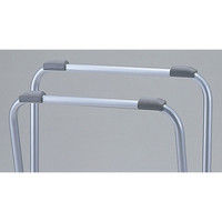 【軒先渡し】サンケイ 折りたたみ椅子 スチール製 CF68-MX 背座PP樹脂 座パッド付き 座面ブルー×背面グレー 1脚（直送品）