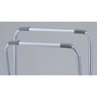 【軒先渡し】サンケイ 折りたたみ椅子 スチール製 CF68-MY 背座PP樹脂 座パッド付き 座面ブルー×背面グレー 1脚（直送品）