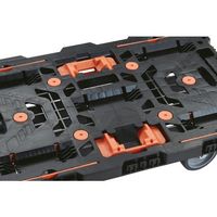 TRUSCO まとめ買い 連結式樹脂製平台車 ビートル 700X450 自在3輪 とめたろう付4台セット BT700J3-E100T-M4（直送品）