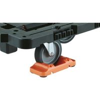 TRUSCO 連結式樹脂製2段台車 ビートル 900X600 自在3輪 とめたろう付 ハンドルなし BT920J3-E100T 1台（直送品）