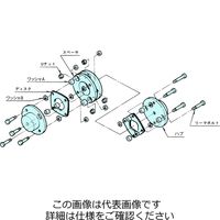 椿本チエイン エクトフレックスカップリング NEFシリーズ(スペーサタイプ) NEF02WーNRーNR 1個（直送品）