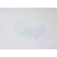 YAMAZEN 吊り下げワイヤーバスケット DTWB-3225(WH) 1台