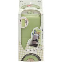 クツワ 倒れないペンケース エアピタ モーブグリーン AK054GR 1個（直送品）