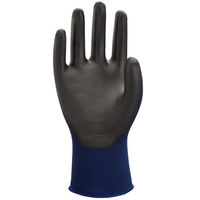 【ウレタン背抜き手袋】 ウィード タッチパネル対応 OPTY（オプティ） OP-1810 ネイビー L 1双