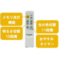 アイリスオーヤマ LEDシーリングライト和風角形12畳調色 CL12DL-5.1JM(252237) 1台