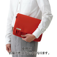 リヒトラブ キャリングポーチ B5サイズ ブラック A7576-24 1個