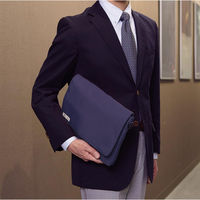 リヒトラブ キャリングポーチ A4サイズ ネイビー A7577-11 1個