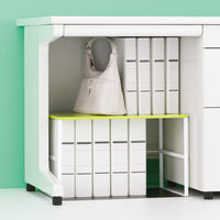 リヒトラブ 机下台 幅520mm 黒 A7360-24 1台