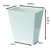 八幡化成 アンブル トラッシュ マグネット ホワイト 233176 1セット(4個)