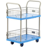 金沢車輌 環境静音樹脂台車 2段網/150kg NP-127GS 1台