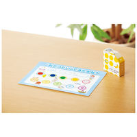 コクヨ カラーラベル(しっかり貼れる丸型) 直径15mm 白 550片 タ-R70-42W 1セット(5個)