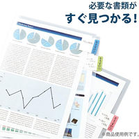 コクヨ クリヤーホルダー用ラベル<KaTaSu> ふせんタイプS赤 タ-CH11R 1セット(1セット(10シート)×5)