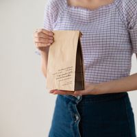 【角底袋】ヘッズ　BKFブラウンペーパーバッグー9　1パック（100枚入）BKB-9P