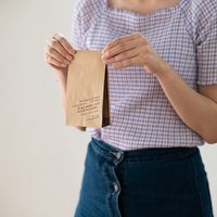 【角底袋】ヘッズ　BKFブラウンペーパーバッグー11　 1パック（100枚入） BKB-11P