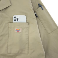 コーコス信岡 ライトT/Cストレッチ 半袖ツナギ L キャメル D-6702 1着（直送品）