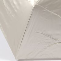 カラビナ付き晴雨&遮熱折り畳み傘 ゴールド LAKOLE/ラコレ