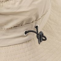 撥水加工 UVパッカブルハット ベージュ LAKOLE/ラコレ