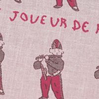 （世界の名作）ガーゼハンドタオル 笛を吹く少年 1セット（1枚×2） LAKOLE/ラコレ