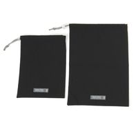 （TRAVEL）巾着SMセット ブラック LAKOLE/ラコレ