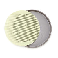 樹脂製そば皿 ライトグレー LAKOLE/ラコレ