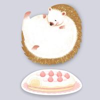 学研ステイフル まんぷく付箋(ハリネズミ) DM03821 1個