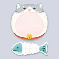 学研ステイフル 大口付箋(ねこ) DM03811 1個