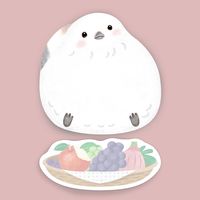 学研ステイフル まんぷく付箋(シマエナガ) DM03822 1個