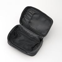 無印良品 ナイロンメイクボックス 黒 Ｓ 約２３×１５．５×９ｃｍ 良品計画