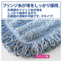プロテック　スレンダーラーグF45（タグ付）マイクロファイバー スレンダーモップ45 取替えスペア JSダスターモップF45スペア