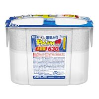 ドライ＆ドライUP コンパクト 除湿剤 大容量 630mL 1パック（3個入） 白元アース