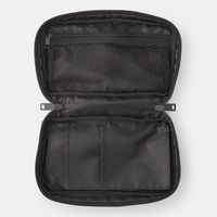 無印良品 ナイロンブック型ポーチ 黒 約２０．５×４×１２ｃｍ 良品計画