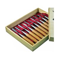 嘉孝製作所 叩き木彫のみ 10本組 63-5473-62 1組（直送品）