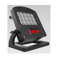 グッド・グッズ 充電式LED 100W 調光3モード 赤警告灯付き 充電/給電兼用 YC100-NB 1台 67-6434-18（直送品）