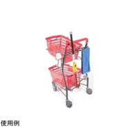 大和産業 ボールカート レッド グレー D630×W553×H951mm MDX8-RD 1台 65-5647-08（直送品）