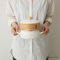 富士ホーロー 竹せいろ 18cm 単品 せいろ付きホーロー鍋専用  SERSー18 1個